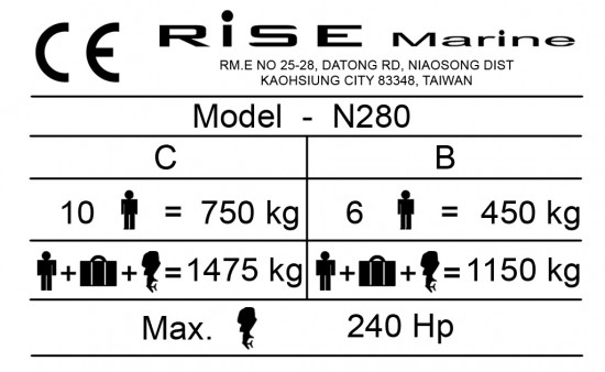 N280 Builder Ce plate